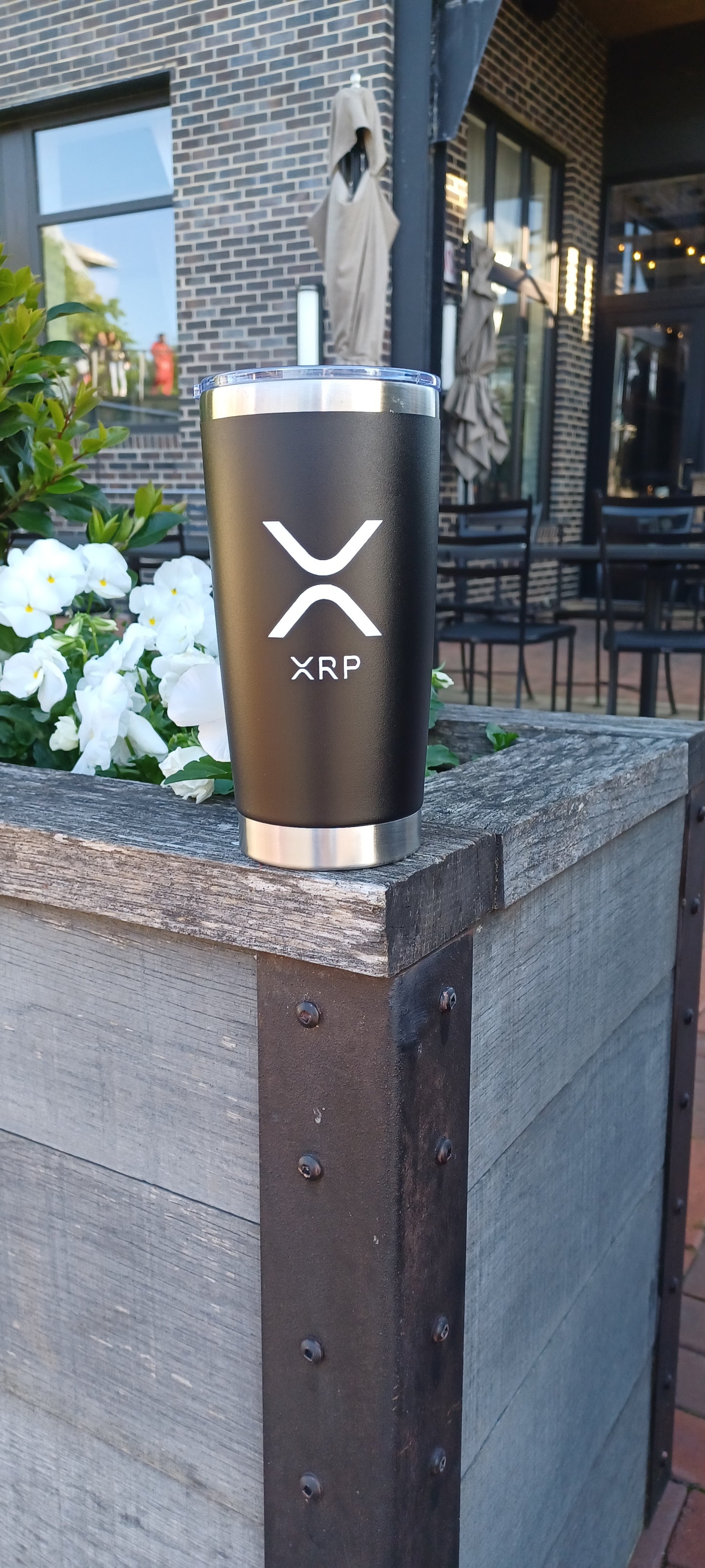 Crypto currency Ripple XRP Money Stainless Steel Insulated 20oz Tumbler Cup Gift