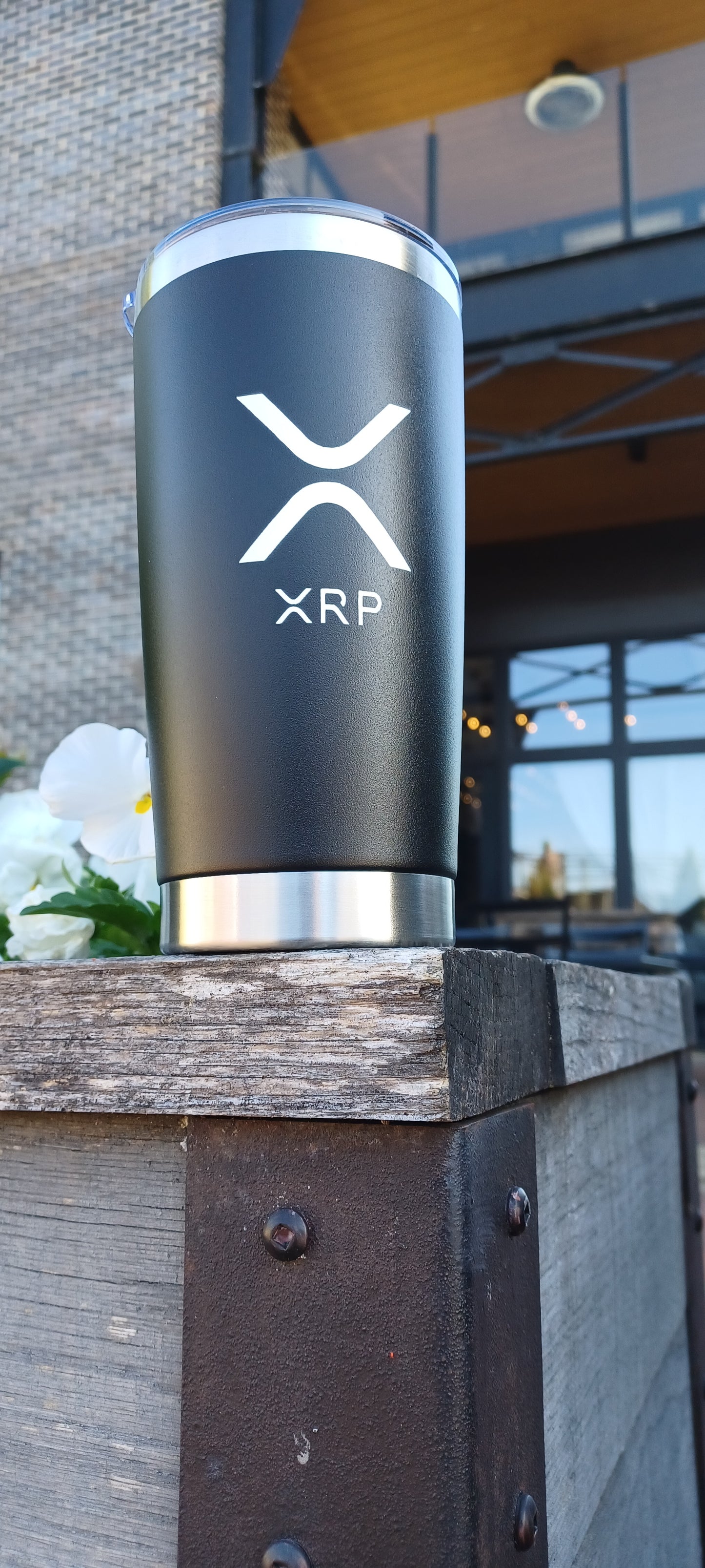 Crypto currency Ripple XRP Money Stainless Steel Insulated 20oz Tumbler Cup Gift
