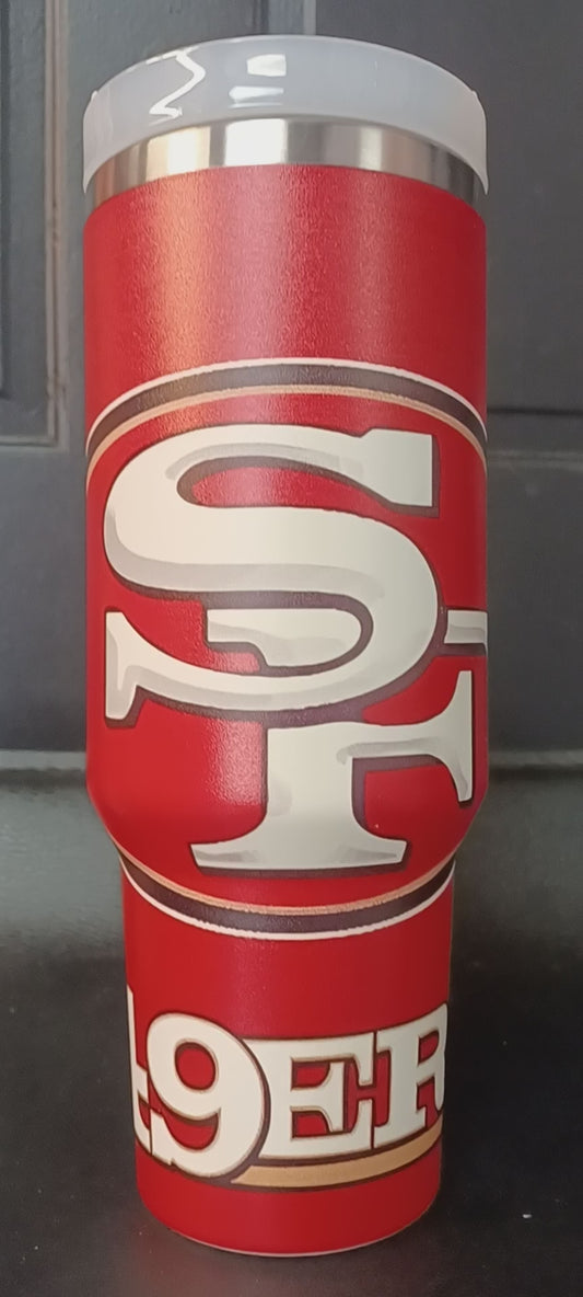 (Copy) San Francisco 49ers Limited Custom Made Stainless Steel Insulated 40oz Tumbler Cup Gift
