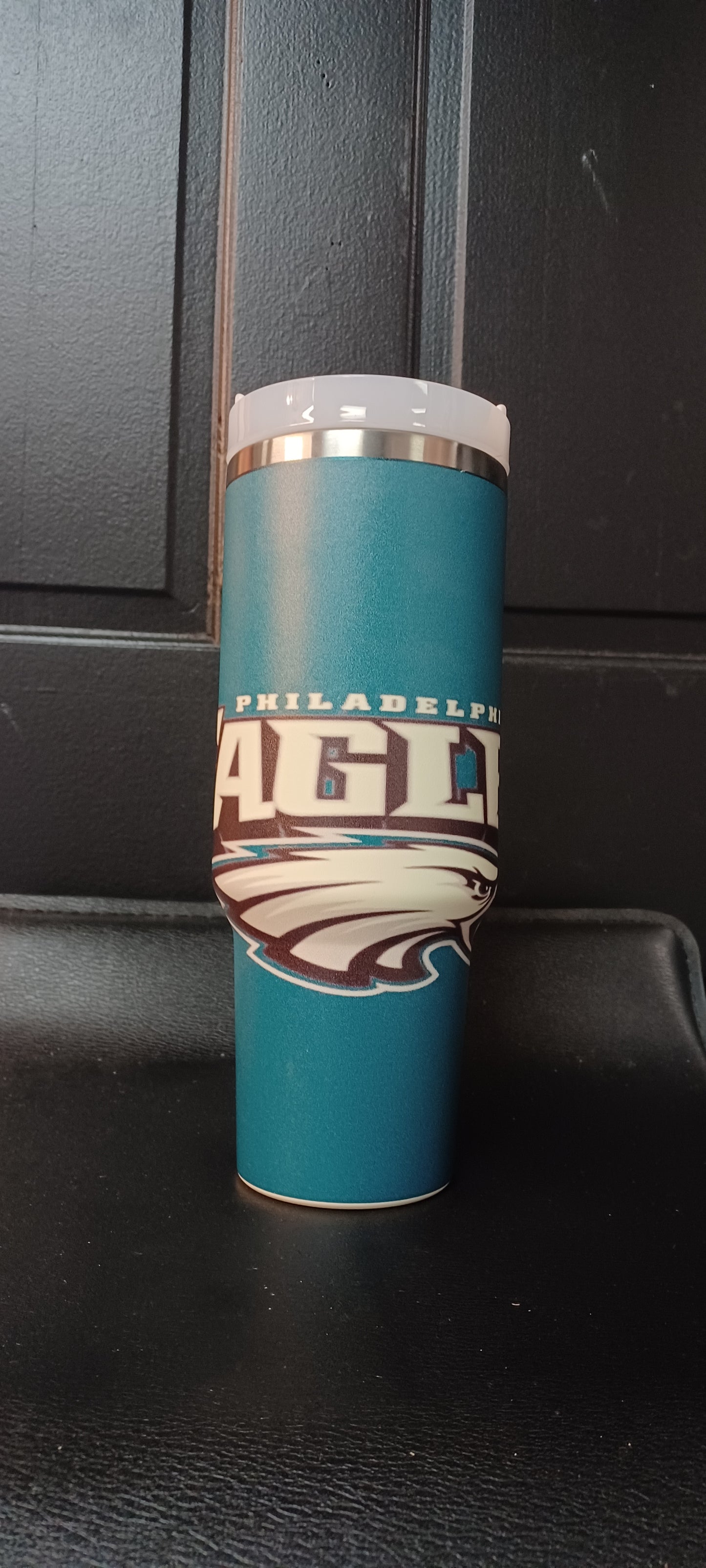Eagles Limited (only 4 left) Custom Made Stainless Steel Insulated 40oz Tumbler Cup Gift